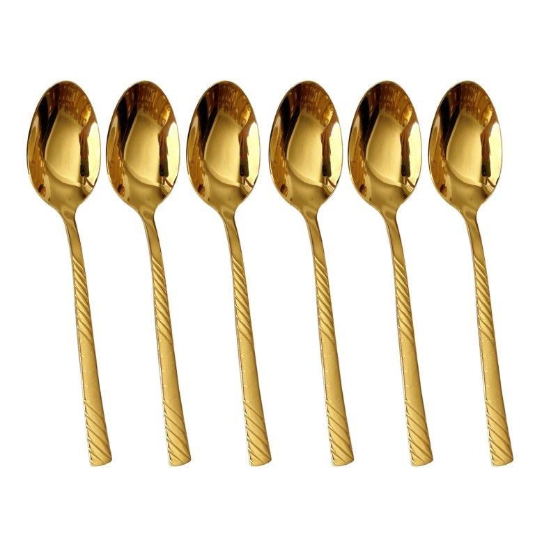 Stainless Steel Tea Spoon Set of 6 Pcs ** inspect 16 cm  (Ctn Box 100 units)