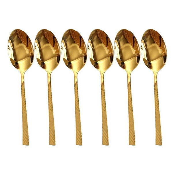 Stainless Steel Table Spoon Set of 6 Pcs ** 20 cm  (Ctn Box 100 units)