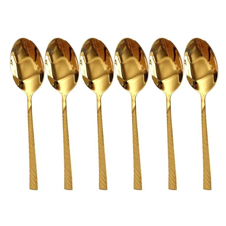 Stainless Steel Table Spoon Set of 6 Pcs ** 20 cm  (Ctn Box 100 units)