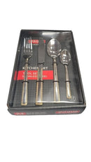 Stainless Steel Complete Kitchen Cutlery Set of 24 Pcs   (Ctn Box 12 units)