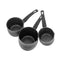 Black Non Stick Aluminium Base Coffee Pot Set of 3 Pcs 8.5/9.5/10.5 cm (Ctn Box 12 units)