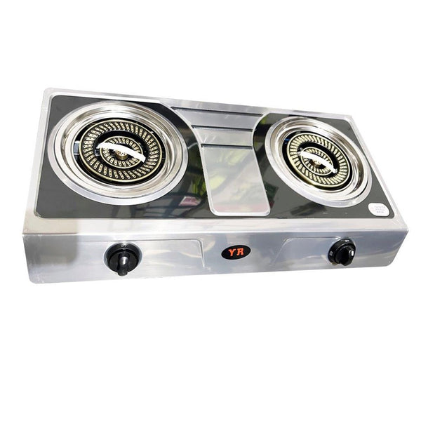 Stainless Steel Gas Stove Double Burner  (Ctn Box 1 units)