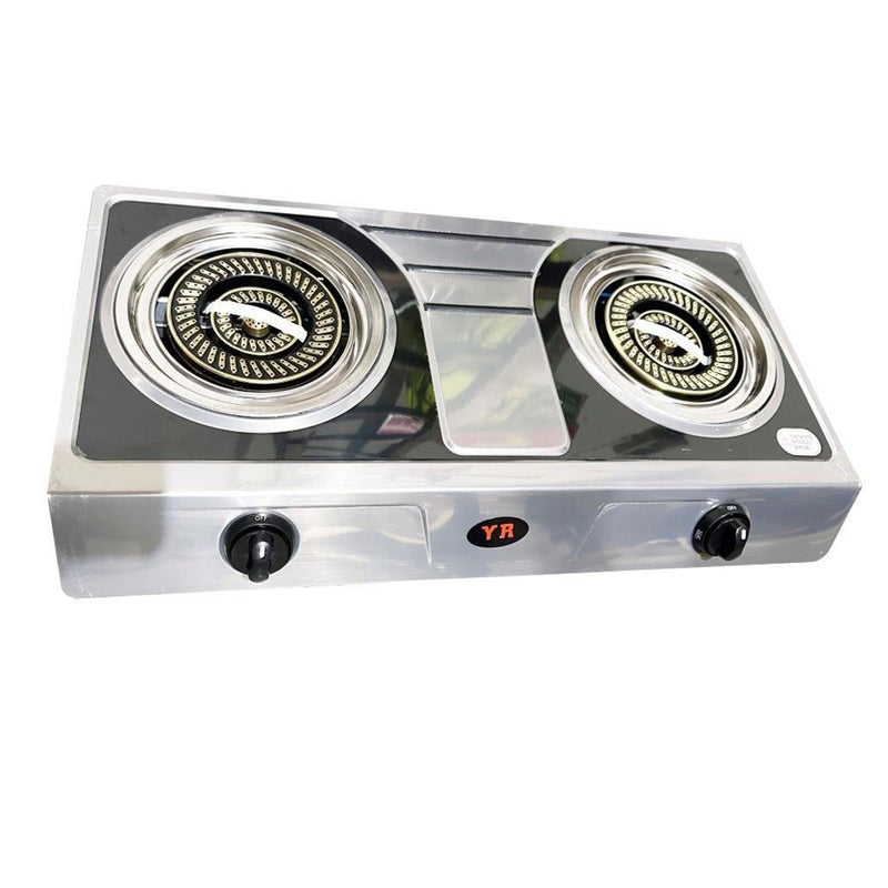 Stainless Steel Gas Stove Double Burner  (Ctn Box 1 units)