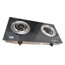 Tempered Glass Gas Stove Double Burner  (Ctn Box 1 units)