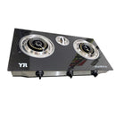 Tempered Glass Gas Stove Three Burner 71*38*7 cm (Ctn Box 1 units)