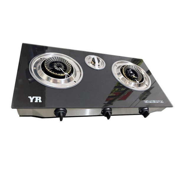 Tempered Glass Gas Stove Three Burner 71*38*7 cm (Ctn Box 1 units)