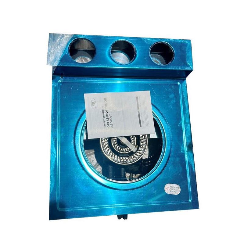 Stainless Steel Gas Stove Single Burner with Stand (Ctn Box 1 units)