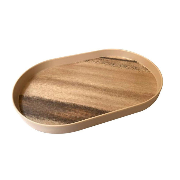 High Quality Marble Pattern Oval Melamine Serving Tray 30*19 cm (Ctn Box 48 units)