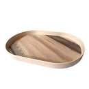High Quality Marble Pattern Oval Melamine Serving Tray 35*23 cm (Ctn Box 36 units)