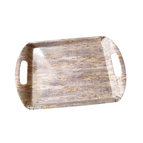 High Quality Marble Pattern Rectangular Melamine Serving Tray 34*23 cm (Ctn Box 48 units)