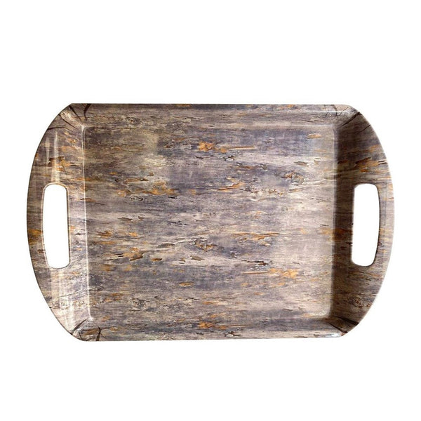 High Quality Marble Pattern Rectangular Melamine Serving Tray 42*28 cm (Ctn Box 36 units)