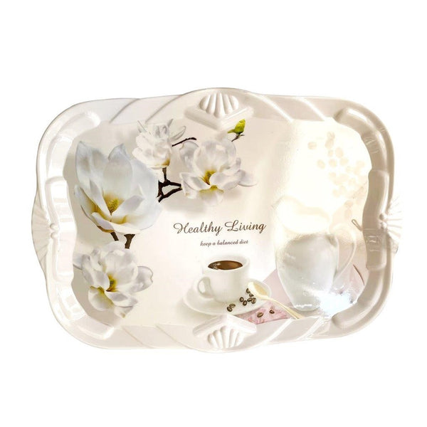 High Quality Marble Pattern Rectangular Melamine Serving Tray 38*27 cm (Ctn Box 48 units)