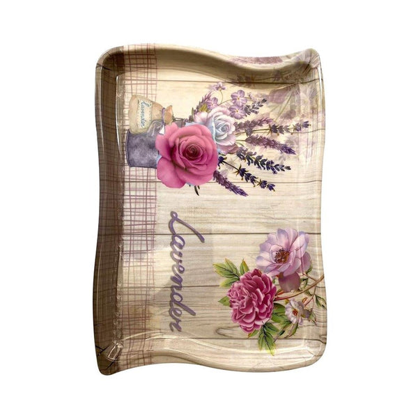 High Quality Marble Pattern Rectangular Melamine Serving Tray 33*23 cm (Ctn Box 60 units)