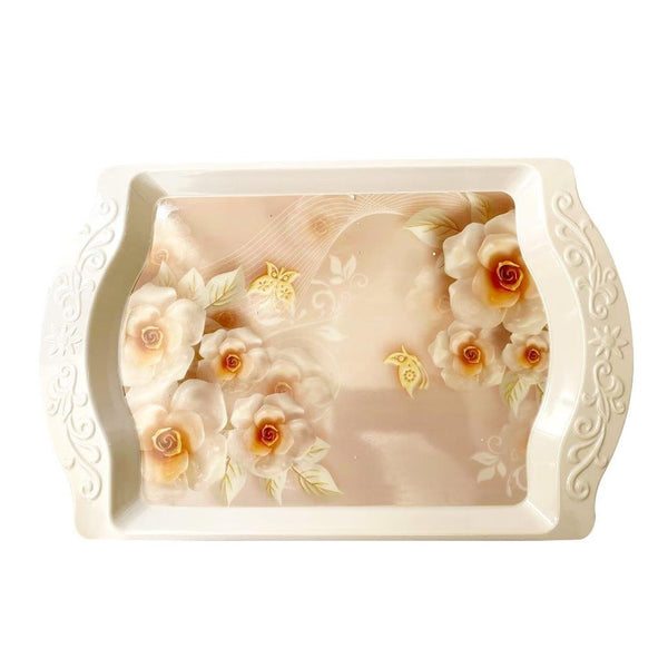 High Quality Marble Pattern Rectangular Melamine Serving Tray 46*29 cm (Ctn Box 48 units)