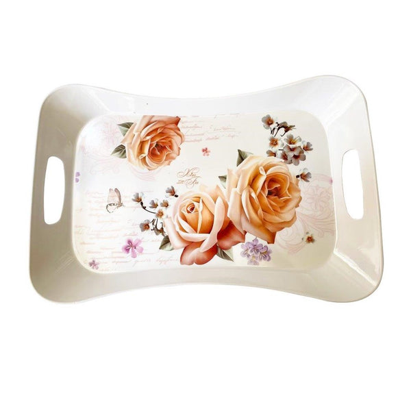 High Quality Marble Pattern Rectangular Melamine Serving Tray 45*26 cm (Ctn Box 36 units)