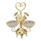 Deco Gold Metal Fruit and Appetizer Deco Stand 14*44 cm (Ctn Box 12 units)