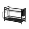 Black Metal Dish Rack Cutlery Holder 52.5*24*34 cm (Ctn Box 16 units)