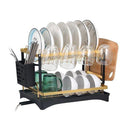 Gold Metal Dish Rack Cutlery Holder  41*27.5*27 cm (Ctn Box 12 units)