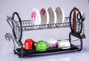 Black Metal Dish Rack Cutlery Holder 56*26*41 cm (Ctn Box 8 units)