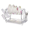 Silver Metal Dish Rack Cutlery Holder 42*30.2*37 cm (Ctn Box 6 units)