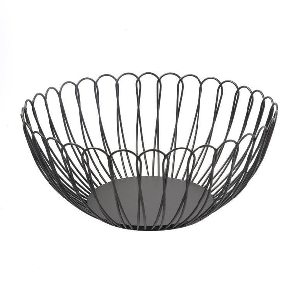 Black Metal Fruit Basket 25*10 cm (Ctn Box 60 units)