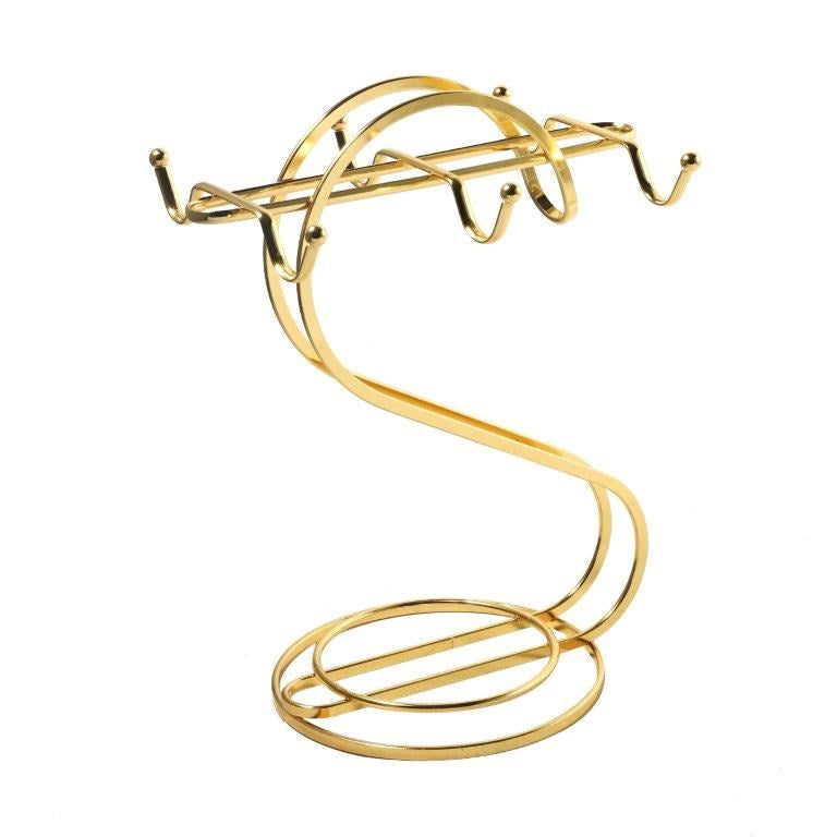 Gold Metal Mug Holder Cup Holder 16*14*25 cm (Ctn Box 24 units)