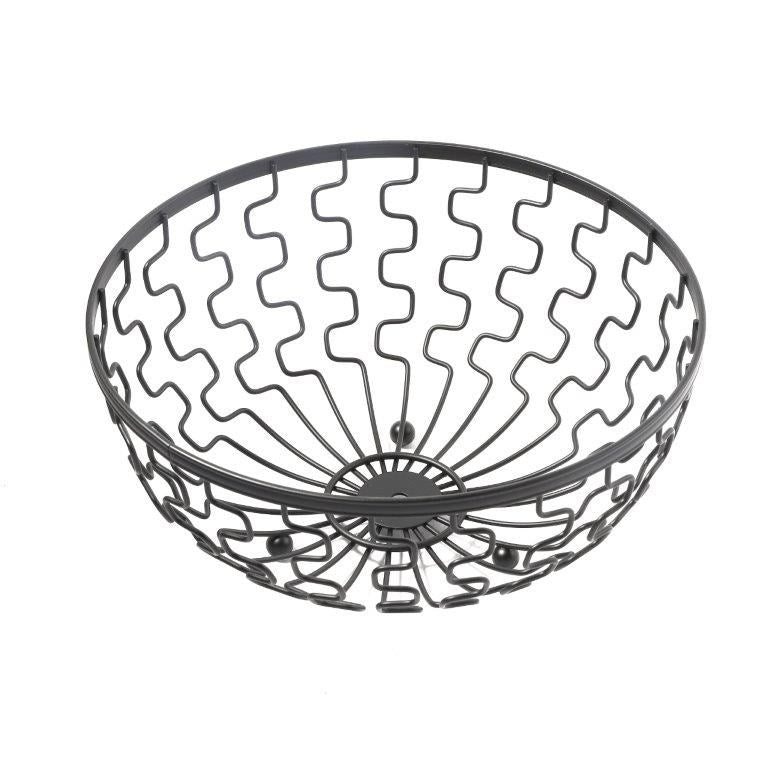 Black Metal Fruit Basket 26*13 cm (Ctn Box 36 units)
