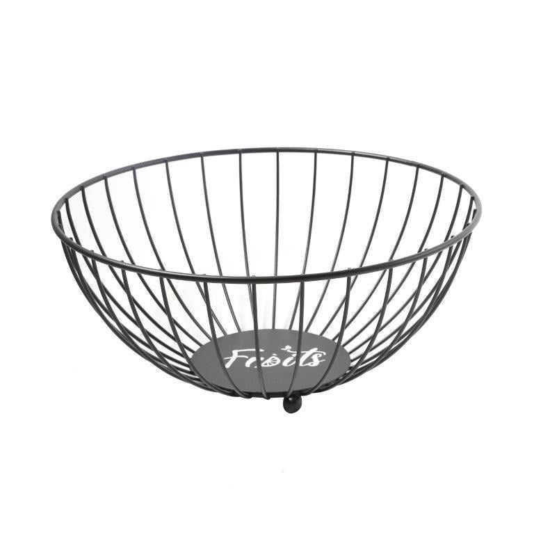 Black Metal Fruit Basket 28*13 cm (Ctn Box 48 units)