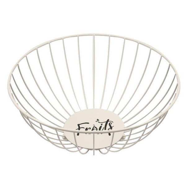 White Metal Fruit Basket 28*13 cm (Ctn Box 48 units)