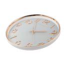 Minimalist Design Light Grey Round Analog Wall Clock 33 cm  (Ctn Box 10 units)