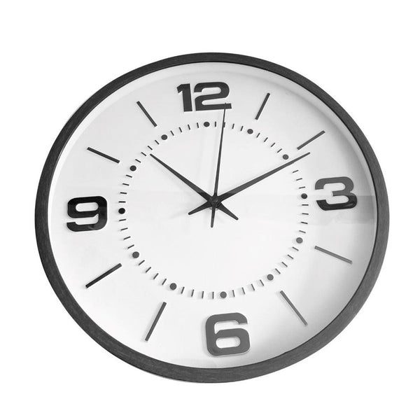 Minimalist Design Blue Round Analog Wall Clock 25*35 cm (Ctn Box 20 units)