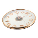 Decorative White Round Analog Wall Clock with Pendulum  35*76 cm (Ctn Box 10 units)
