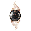Decorative Abstract Design Round Gold Frame Wall Clock 33*82 cm (Ctn Box 12 units)