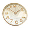 Minimalist Design Gold and White Round Analog Wall Clock 40 cm  (Ctn Box 10 units)