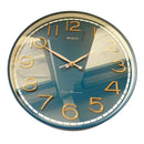 Minimalist Design Green Round Analog Wall Clock 40 cm  (Ctn Box 10 units)