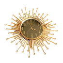 Abstract Design Gold and Black Round Analog Wall Clock 64.5*64.5 cm (Ctn Box 12 units)