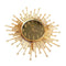 Abstract Design Gold and Black Round Analog Wall Clock 64.5*64.5 cm (Ctn Box 12 units)