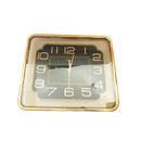 Minimalist Design Gold and Black Rectangle Analog Wall Clock 37*42 cm (Ctn Box 10 units)