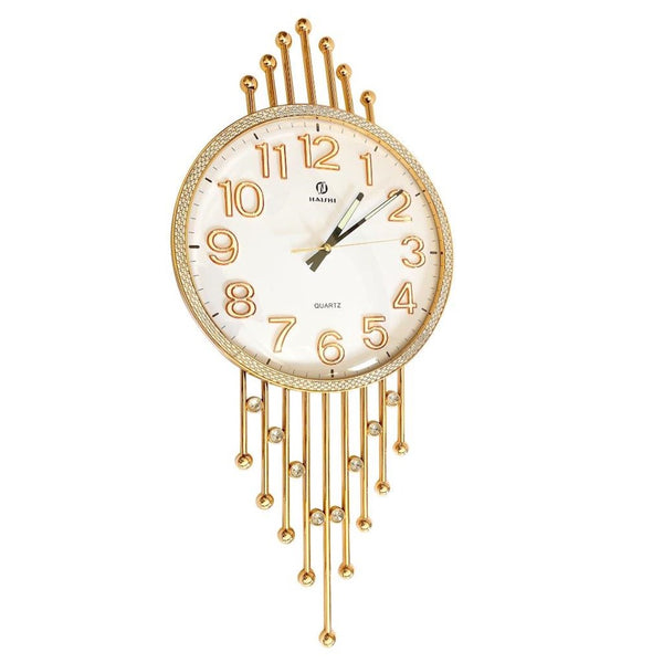 Abstract Design White Round Analog Wall Clock 73.5*32 cm (Ctn Box 12 units)