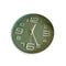 Minimalist Design Green Round Analog Wall Clock 30*30 cm (Ctn Box 30 units)