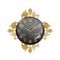 Decorative Abstract Design Black Round Analog Wall Clock 60*60 cm (Ctn Box 10 units)