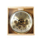 Modern 3d Skeleton Metallic Gold Shine Mechanical Display Wall Clock 35*35 cm (Ctn Box 8 units)