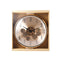 Modern 3d Skeleton Metallic Rose Hold Mechanical Display Wall Clock 35*35 cm (Ctn Box 8 units)