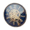 Modern 3d Skeleton Black Gold Mechanical Display Wall Clock 50 cm  (Ctn Box 8 units)