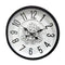 Antique Analog 3d Royal Vintage Metallic Grey Wall Clock  50 cm  (Ctn Box 8 units)
