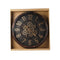 Antique Analog 3d Royal Vintage Metallic Brown Wall Clock  50 cm  (Ctn Box 8 units)