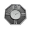 Decorative Hexagonal Shape Black Glitter Design Analog Deco Wall Clock 47 cm  (Ctn Box 8 units)