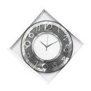 Decorative Round Shape Black Glitter Design Analog Deco Wall Clock  40 cm  (Ctn Box 12 units)