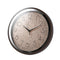 Decorative Round Shape Gold Glitter Design Analog Deco Wall Clock  35 cm  (Ctn Box 16 units)