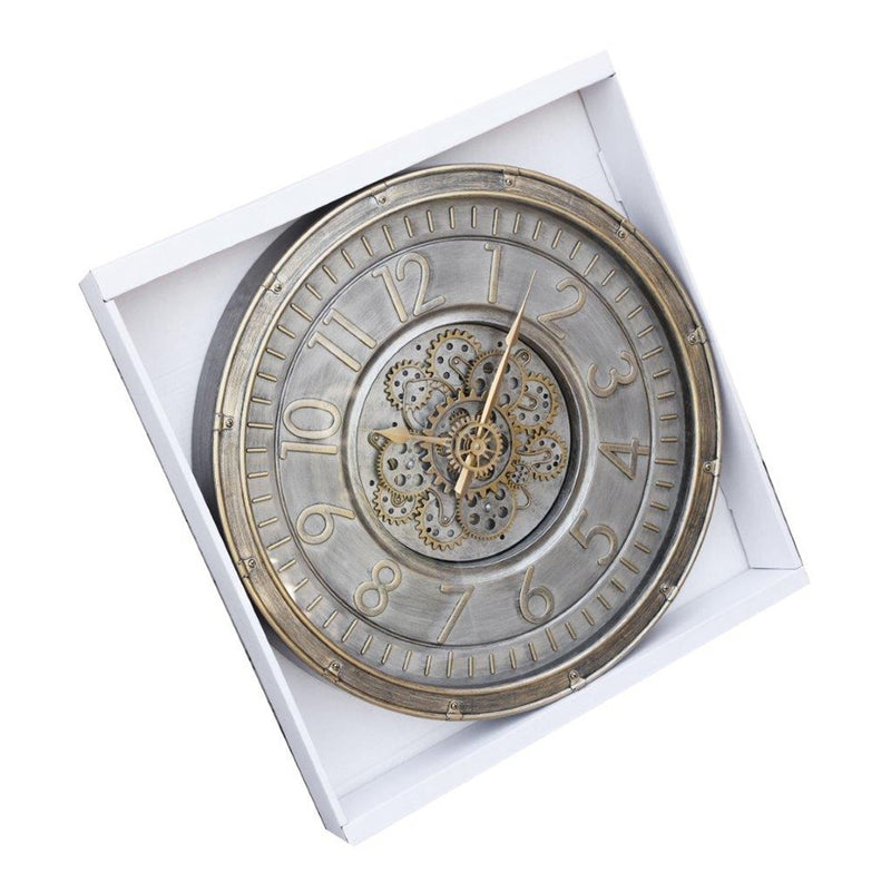 Decorative Mechanical Display Analog Wall Clock 60 cm  (Ctn Box 6 units)